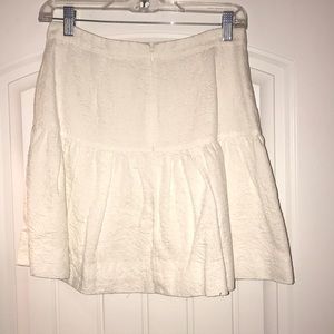 J. Crew Skirts - JCrew White Matelasse Drop Waist Skirt, Size 2 J. Crew Skirts - JCrew White Matelasse Drop Waist Skirt, Size 2